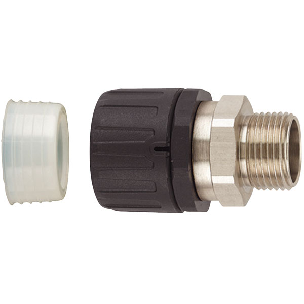 HellermannTyton 166-21906 HGL42-SM-M40 Straight Conduit Fitting IP...