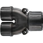 HellermannTyton 166-25802 HG21-Y16 Conduit Y Connector IP66 Entry 21mm Exit 16mm