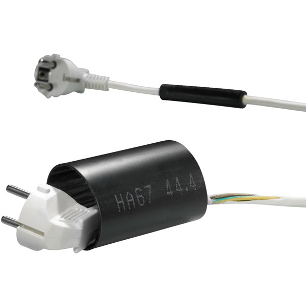HellermannTyton 321-30300 6:1 Piece Heat Shrink Tubing Black 8.3mm...