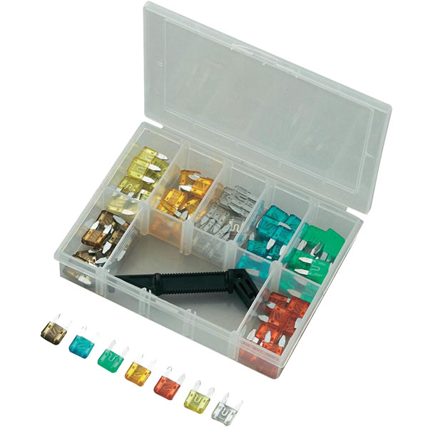 TruPower 497096 Assorted Miniature Blade Fuses 71 pieces Rapid Online