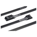 HellermannTyton 112-27560 RPE275-HSW-BK-C1 RPE Broad Cable Tie Black 9mm x 275mm