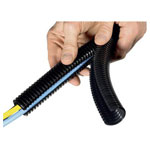 HellermannTyton 166-11804 HG-DC28 HelaGuard PA6 Double Slit Conduit 28mm (1m)