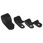 HellermannTyton 211-60000 H1P-HS-BK Plastic P Clip Black 3.2mm