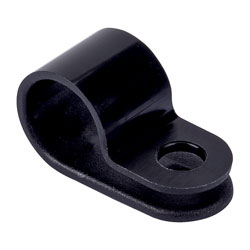 HellermannTyton 211-60004 H5P-HS-BK Plastic P Clip Black 9.5mm