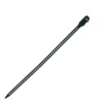 HellermannTyton 115-07190 SOFTFIX-XS-TPU-BK-XW Black 7mmx180mm (Pack 16)
