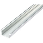 HellermannTyton 181-47131 DELTA-6/BV Standard DIN Mounting Rail Perforated 2m