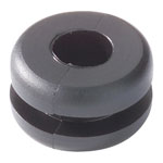 HellermannTyton 633-02180 HV1218-PVC-BK-M1 Grommet Black 9 x 4