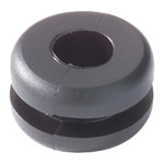 HellermannTyton 633-02020 HV1201B-PVC-BK-N1 Grommet Black 6.5 x 2.5