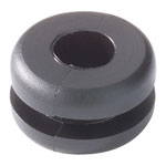 HellermannTyton 633-02080 HV1208-PVC-BK-M1 Grommet Black 8.0 x 1.5