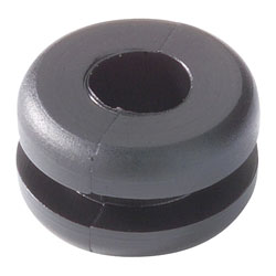 HellermannTyton 633-02060 HV1206-PVC-BK-M1 Grommet Black 10.8 x 6.0