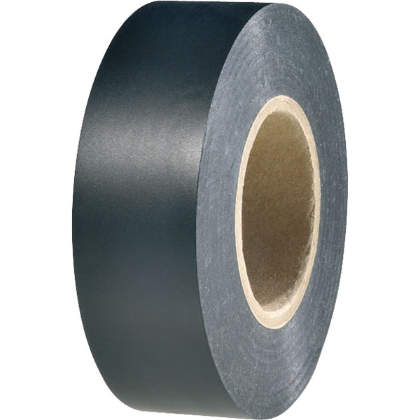 HellermannTyton 710-00602 HelaTape Flex 1000+ PVC Tape - Black - 1...