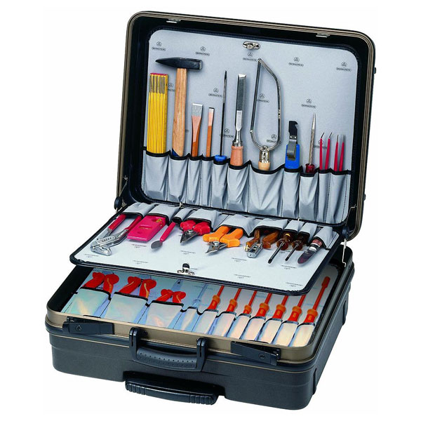 7300 Electrician's Service Case "COMPACT MOBIL" With 32 Tools