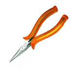 Bernstein 3-225-1 Snipe Nose Pliers Oval-Pointed BERNSTEINIT Insulation 130mm