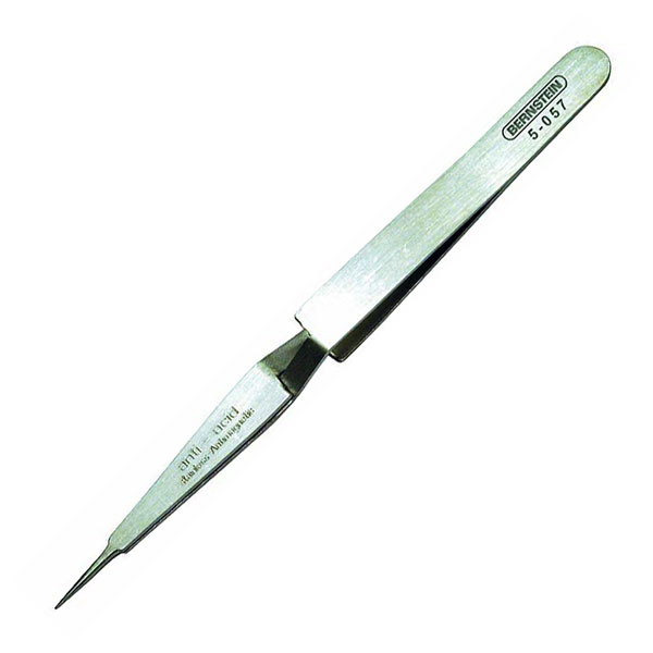 Bernstein 5-057 SMD Cross Tweezers 120mm Self-Locking Straight-Pointed ...