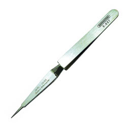 Bernstein 5-057 SMD Cross Tweezers 120mm Self-Locking Straight-Pointed