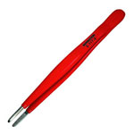 Bernstein 5-117-6 Engineer´s Tweezers 145mm Straight Flat Wide PVC Insulated