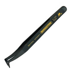 Bernstein 5-194 ESD Tweezers 120mm Bent Pointed Tips