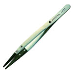 Bernstein 5-432 Carbofib Tips Tweezers 125mm Flat Tips 2mm Width