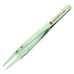 Bernstein 5-441 "Delrin" Tips Tweezers 125mm Rounded Tips 1.5mm Width