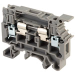 WAGO 2002-1681 2 Conductor Blade Fuse Terminal Block Grey | Rapid Online