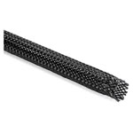 HellermannTyton 170-00060 (HEGPX06-PET-BK) Braided Polyester (PET) Sleeving