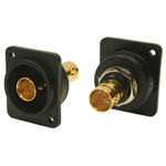 Cliff CP303112GX XRP12 BNC feedthrough, gold plated, 75W 12GHz