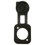 Cliff CP299802 Rubber gasket type feedthrough dust cap kit, black