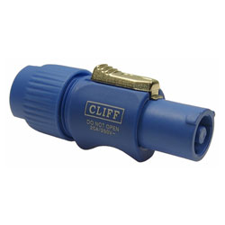 Cliff FM12301 CLIFFCON-P power in plug, screw, with keyway, 250VAC, 20A