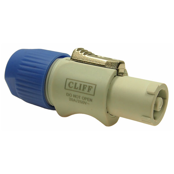 Image of Cliff FM12316 CLIFFCON-P power outplug, screw, with keyway, 250VAC...