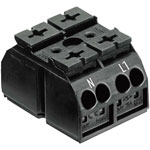 WAGO 862-1552 Chassis Mount Terminal Block M3 L1-N Black