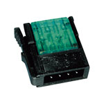 3M 37104-3101-000 FL Miniclamp Plug Cross-section 0.14 - 0.25 mm² Red