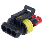 TE Connectivity 282087-1 AMP-SUPERSEAL 1.5 Series IP67 Connector 24V 3P Female