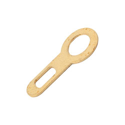 Vogt Verbindungstechnik 2004.60 Soldering Tag Brass 4.3mm Pack Of 100