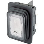 Marquardt 1935.3133 IP65 Rocker Switch Illuminated White DPST Off-On 24V DC 10A