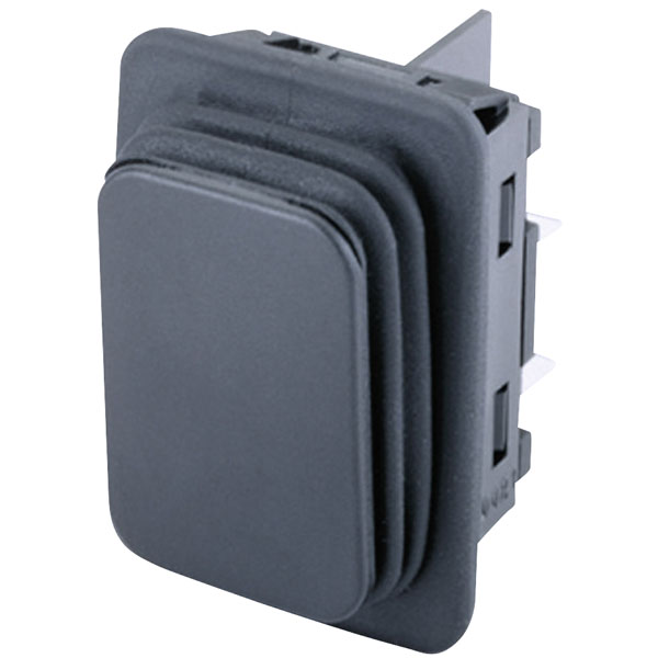 Marquardt 1932.3413 IP65 Rocker Switch, Black, DPST, Off-On 250VAC...