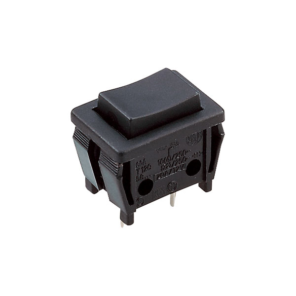  SCA58406A11000 Miniature Push Button Switch 250V DC 5.2 A Black
