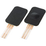 Zip Switch Single Membrane Push Button Black