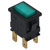 Bulgin H8353ABNAB Push-Button Switch Lit Green 2 x On/Off 250V AC 16A