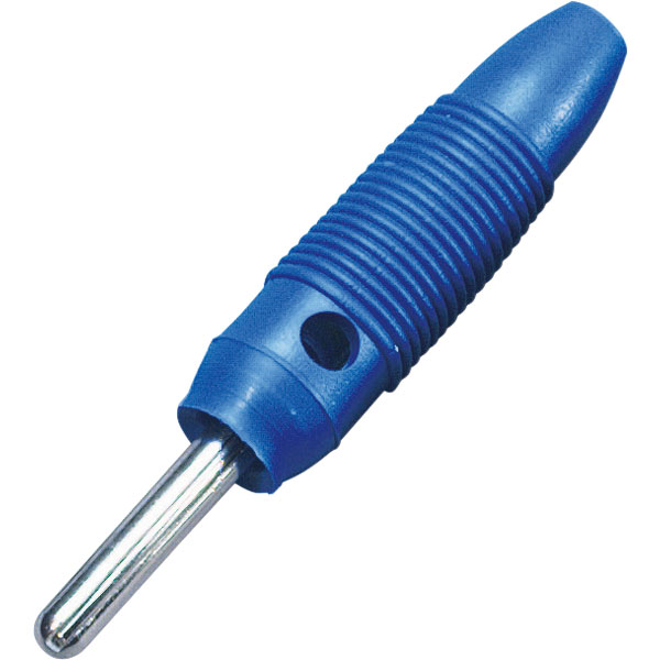  072153-P Banana Plug 4mm 60V 16A Blue