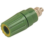 SKS Hirschmann 931 714-188 4mm Pin Terminals Screw Connector 35A Yellow-green