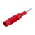 SKS Hirschmann 973 600-101 2mm Plug to 4mm Socket MZS 2 6A Red