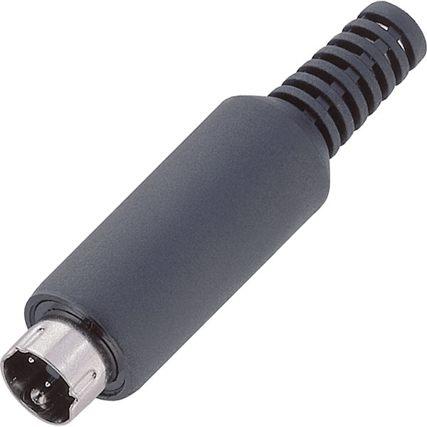 AD-DIO-M/04 4-Pin DIN Plug, Cable Mount,