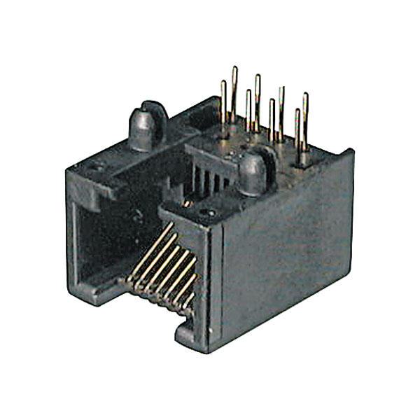  A-20041/LP 6 Pin RJ12 Socket Black
