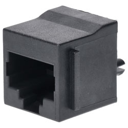 Assmann WSW A-20142 8 Pin RJ45 Socket Black