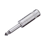 BKL 1107008 Jack Plug 6.35mm Mono Metal