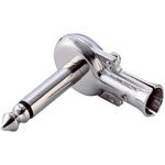 BKL Angled Jack Plug 6.35mm Mono Metal