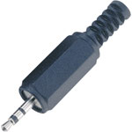 BKL 1107002 Jack Plug 2.5mm Stereo PVC