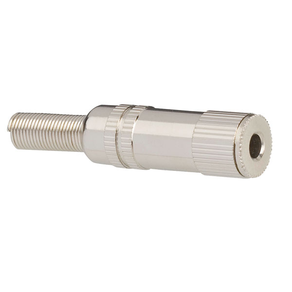 BKL Electronic 1108009 Metal Cable Mounting Mono Jack Socket 3.5mm BKL Electronic 1108009 Metal Cable Mounting Mono Jack Socket 3.5mm