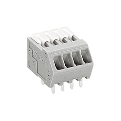 WAGO 218-503 3 Pole PCB Terminal Block 2.54mm 6A Grey