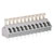 WAGO 256-402 2 Pole 2.5mm 24A 45° Stackable Push Button PCB Terminal Block Grey